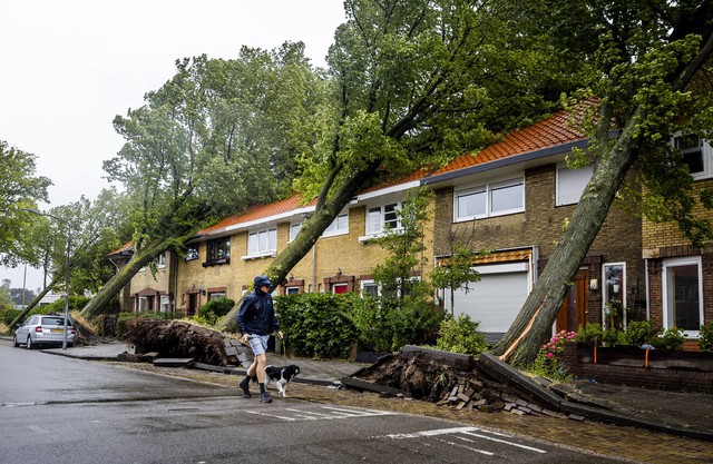 Hà Lan hứng bão mùa hè mạnh nhất lịch sử - Ảnh 1.
