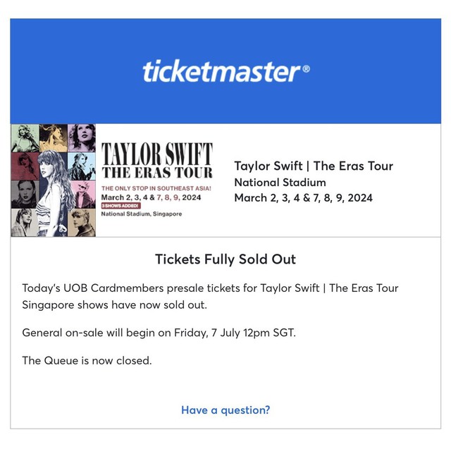 Sôi sục cuộc chiến săn vé concert của Taylor Swift tại Singapore - Ảnh 3.