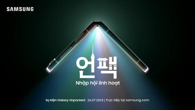 Samsung gửi thư mới Galaxy Unpack 2023 hé lộ dòng smartphone màn hình gập mới - Ảnh 1.