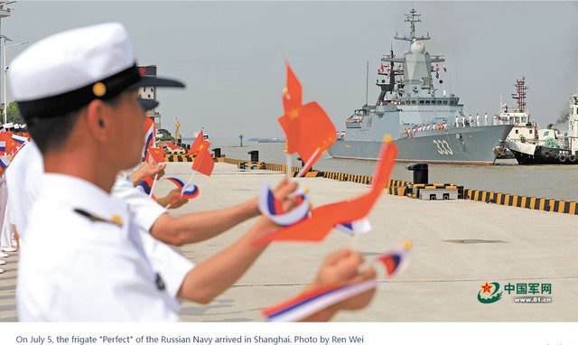 Hai tàu chiến Nga thăm Trung Quốc 7 ngày - Ảnh 1.