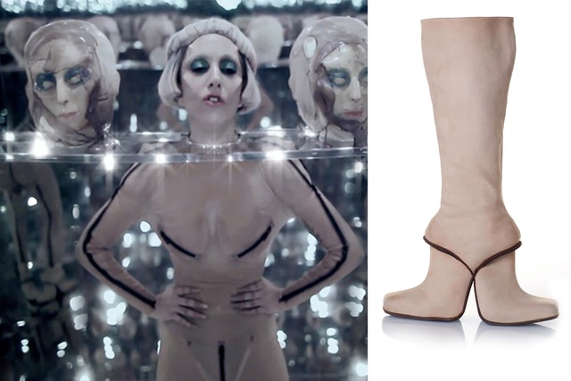 Giày cao gót độc, lạ của NTK Israel trên sàn diễn thời trang Việt - Ảnh 7.