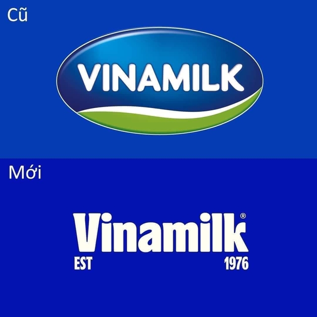 Sự thay đổi trong thiết kế logo Vinamilk mới nhất