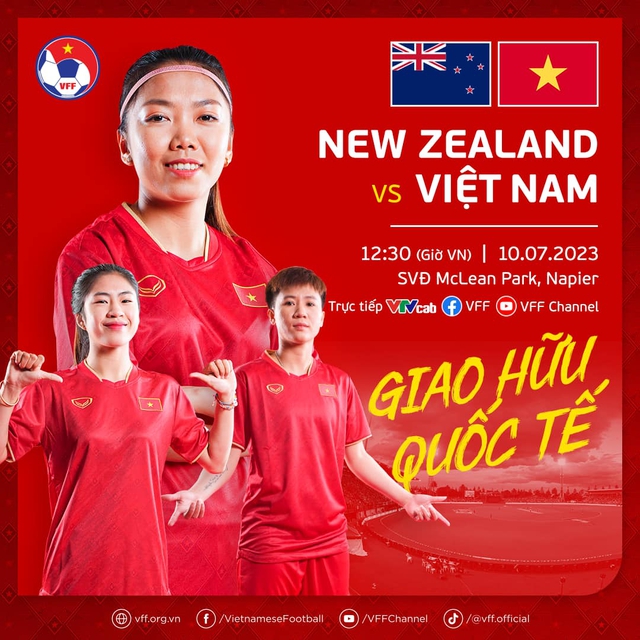Xem đội tuyển nữ Việt Nam đá giao hữu với New Zealand trên kênh nào? - Ảnh 1.