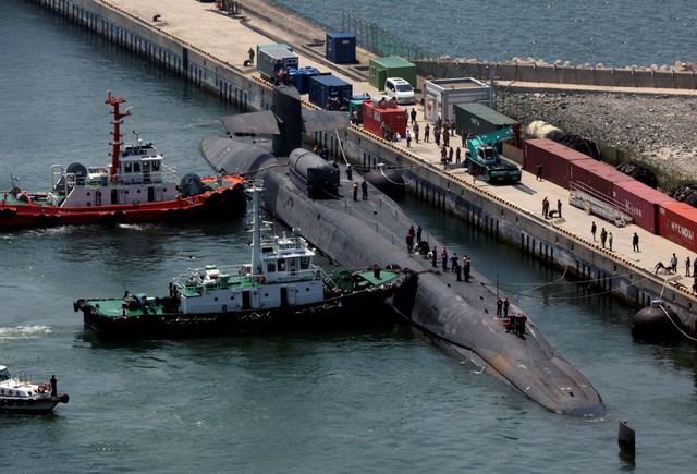 Bình Nhưỡng phản đối Mỹ đưa tàu ngầm hạt nhân đến bán đảo Triều Tiên - Ảnh 1.