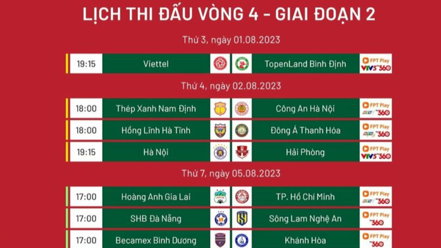 Lịch thi đấu và trực tiếp V-League 2023 hôm nay (1.8): CLB Viettel dễ lên ngôi đầu - Ảnh 3.