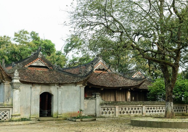 Mãn nhãn với ngai thờ hơn 300 năm tuổi trong miếu cổ ở Thái Bình - Ảnh 1.