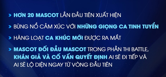 20 mascot lộ diện ngay vòng đầu 'Ca sĩ mặt nạ' mùa 2 - Ảnh 2.