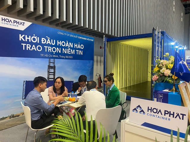 Container Hòa Phát nổi bật tại Triển lãm quốc tế Logistics Việt Nam 2023 - Ảnh 2.