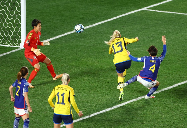 Đánh bại Nhật Bản, Thụy Điển tiến thẳng vào bán kết World Cup nữ 2023 - Ảnh 3.
