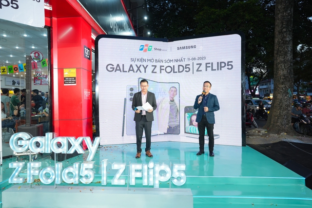Bộ đôi smartphone Galaxy Z Fold5 và Galaxy Z Flip5 mở bán tại Việt Nam - Ảnh 1.