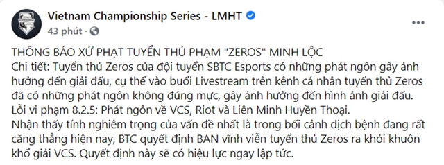 Cộng đồng mạng lên tiếng vì BTC VCS xử lý chưa thỏa đáng - Ảnh 1.