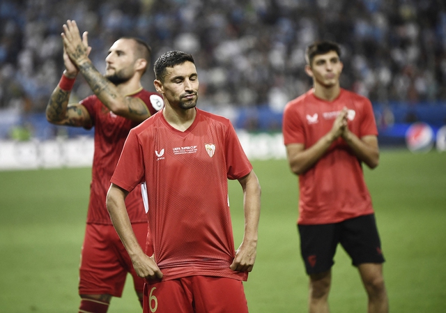 Đánh bại Sevilla trên chấm 11 m, Man City đoạt Siêu cúp châu Âu - Ảnh 2.