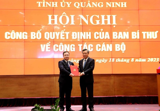 Ông Đặng Xuân Phương được bổ nhiệm làm Phó bí thư Tỉnh ủy Quảng Ninh - Ảnh 1.
