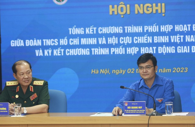 T.Ư Đoàn và Hội Cựu chiến binh Việt Nam phối hợp triển khai 4 nhiệm vụ - Ảnh 1.