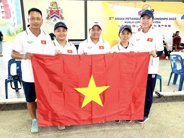Hạ Thái Lan ở chung kết, bi sắt Việt Nam đoạt huy chương vàng châu Á 2023 - Ảnh 1.