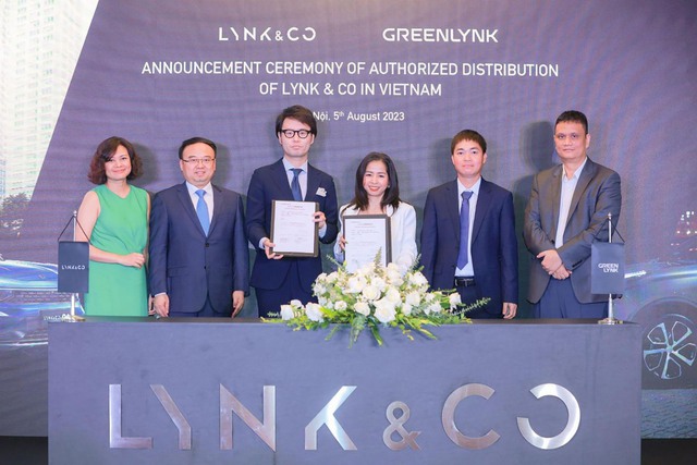 Lễ ký kết giữa Lynk & Co và GreenLynk Automotives