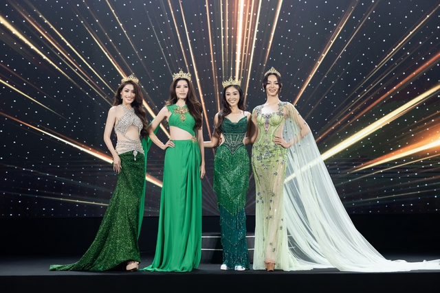 Hoa hậu Thiên Ân đội vương miện mới đọ dáng cùng dàn mỹ nhân Miss Grand Vietnam  - Ảnh 4.