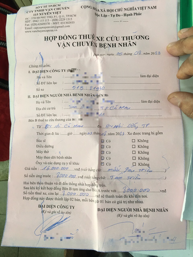 Công ty TNHH vận chuyển 115 Xuyên Việt chưa kê khai giá - Ảnh 1.