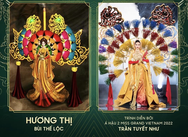 Đằng sau những bộ trang phục dân tộc ‘cồng kềnh’ ở Miss Grand Vietnam 2023 - Ảnh 20.