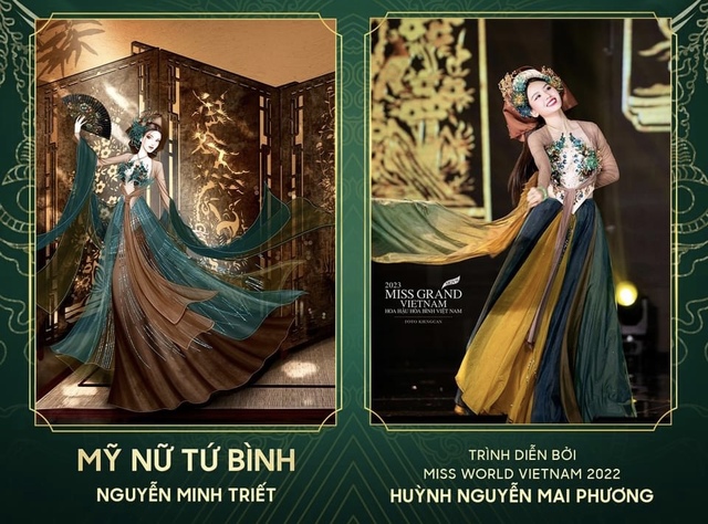 Đằng sau những bộ trang phục dân tộc ‘cồng kềnh’ ở Miss Grand Vietnam 2023 - Ảnh 16.