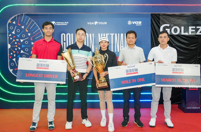 Vượt hàng loạt đồng nghiệp nam, nữ golfer người Mông vô địch giải golf 3D - Ảnh 3.