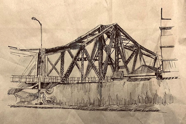 Góc ký họa: Cầu Long Biên - Ảnh 10.