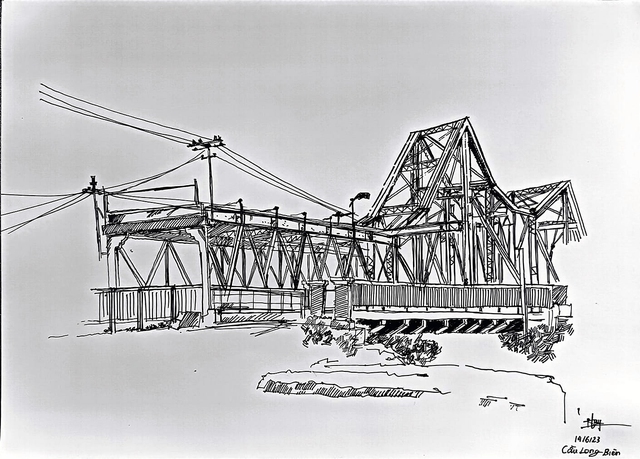 Góc ký họa: Cầu Long Biên - Ảnh 8.