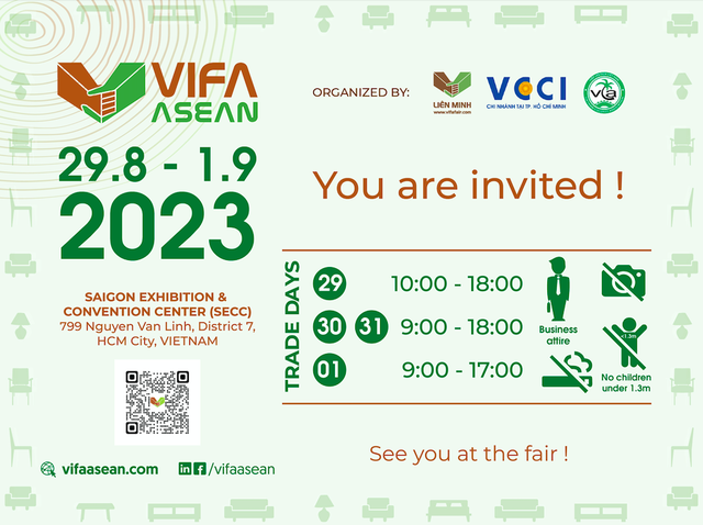 VIFA ASEAN 2023 - Kênh kết nối giao thương của ngành nội thất Đông Nam Á - Ảnh 1.