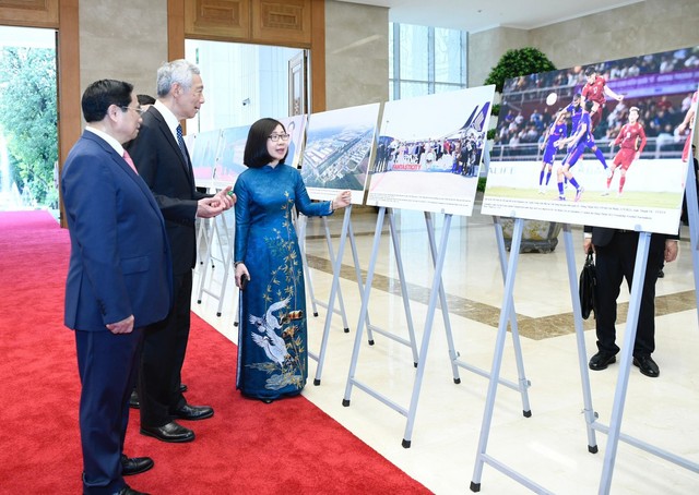 Thủ tướng Phạm Minh Chính hội đàm với Thủ tướng Singapore Lý Hiển Long - Ảnh 6.