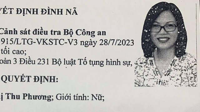 Nữ Thư ký tài chính của Công ty AIC về nước đầu thú - Ảnh 1.