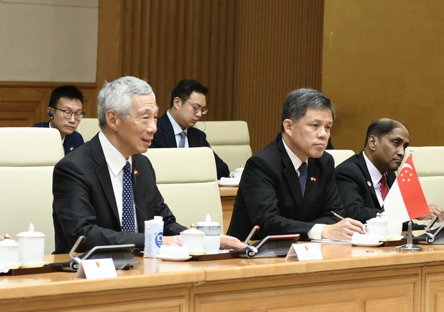 Thủ tướng Phạm Minh Chính hội đàm với Thủ tướng Singapore Lý Hiển Long - Ảnh 3.
