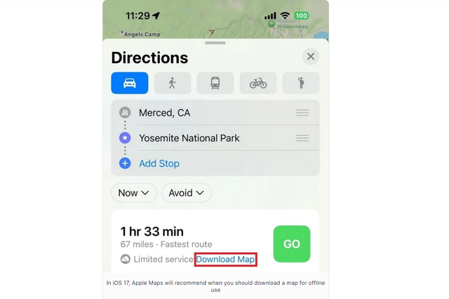 Tính năng lưu bản đồ ngoại tuyến Apple Maps sẽ có mặt trên iOS 17 trở đi