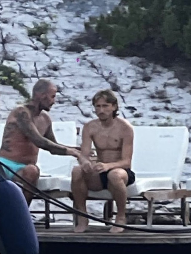 David Beckham bất ngờ gặp Modric thuyết phục đến Inter Miami cùng Messi - Ảnh 2.