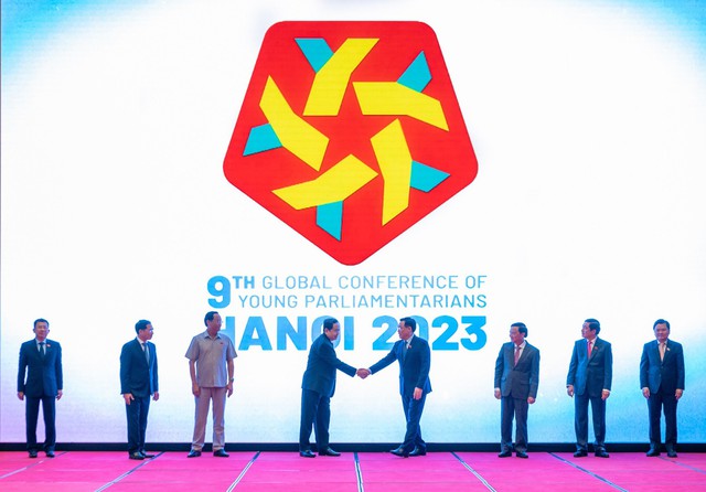 Công bố logo, trang thông tin Hội nghị Nghị sĩ trẻ toàn cầu lần thứ 9 - Ảnh 1.