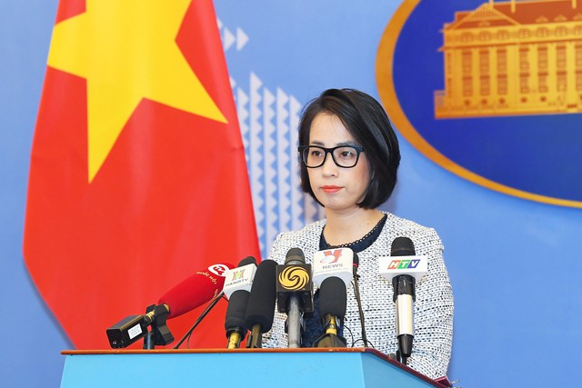 Bộ Ngoại giao phản đối hành động phá hoại quốc kỳ Việt Nam - Ảnh 1.