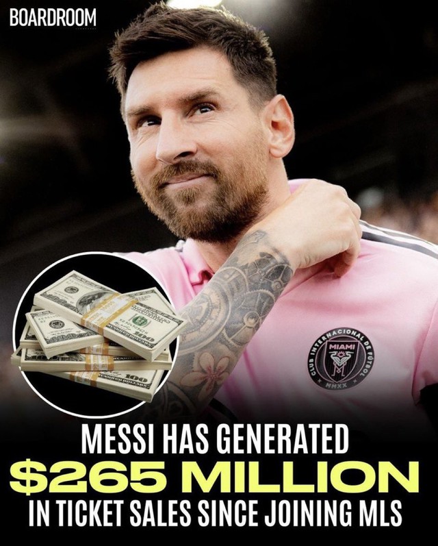 Messi tạo ra doanh thu tiền vé kỷ lục tại Mỹ - Ảnh 2.