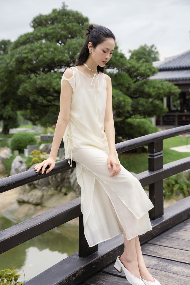 Trang phục từ vải tơ organza giúp style thăng hạng  - Ảnh 4.