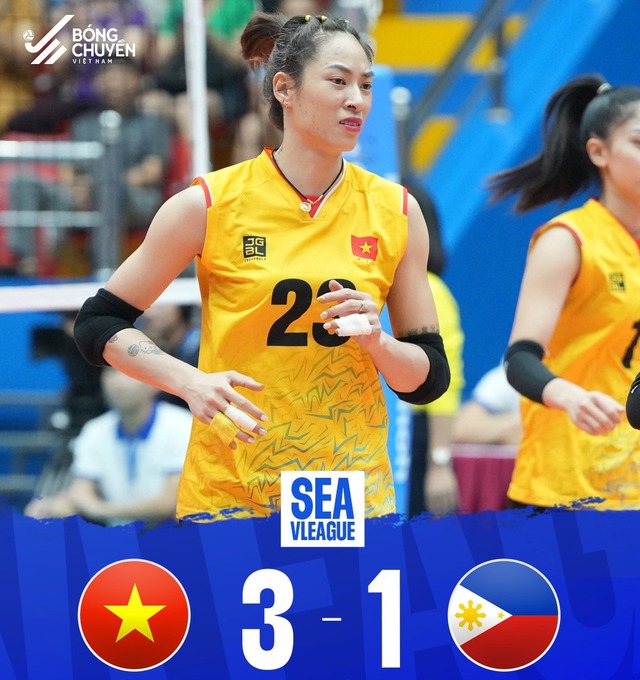 Đội tuyển bóng chuyền nữ Việt Nam thắng thuyết phục Philippines ở trận ra quân - Ảnh 1.