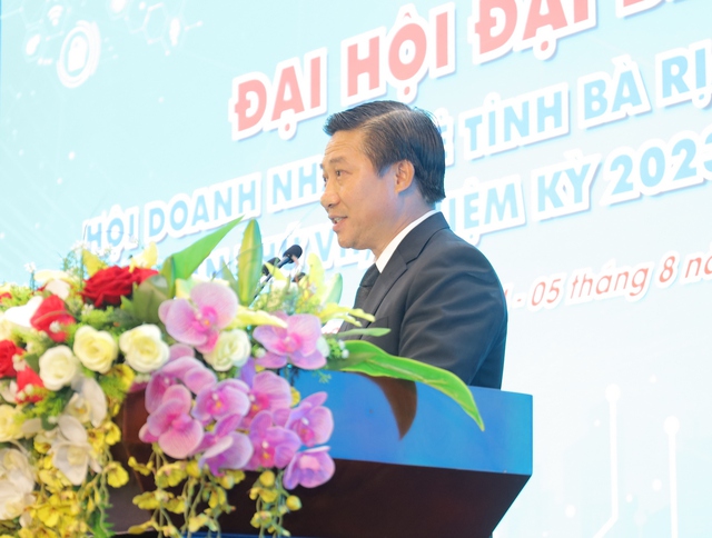 Anh Lê Đình Thắng tái đắc cử Chủ tịch Hội Doanh nhân trẻ tỉnh Bà Rịa-Vũng Tàu - Ảnh 1.