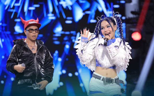 Liu Grace 'hạ' MinhLai, giành vé đầu tiên vào chung kết 'Rap Việt' mùa 3 - Ảnh 1.