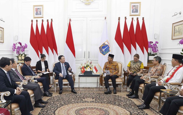 Chủ tịch Quốc hội: Mong tham khảo kinh nghiệm của Jakarta để sửa luật Thủ đô - Ảnh 2.