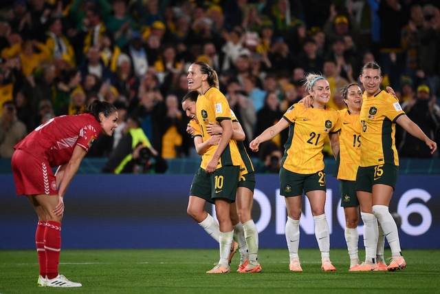 Vượt qua Đan Mạch, chủ nhà Úc tiến vào tứ kết World Cup nữ 2023 - Ảnh 1.