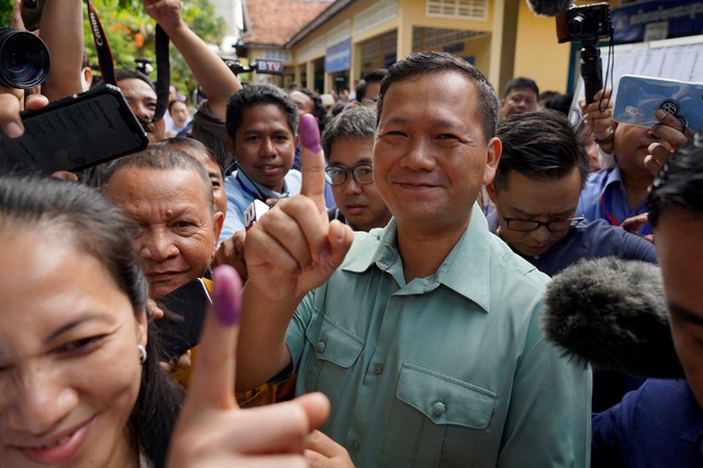Quốc vương Campuchia ban chiếu bổ nhiệm ông Hun Manet làm thủ tướng - Ảnh 1.