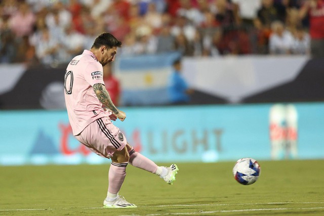 Messi lập cú đúp, Inter Miami thắng kịch tính FC Dallas vào tứ kết Leagues Cup - Ảnh 3.