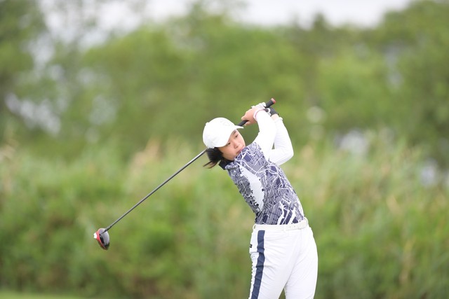 Đoàn Xuân Khuê Minh bắt đầu hành trình bảo vệ ngôi hậu giải golf quốc gia 2023 - Ảnh 16.