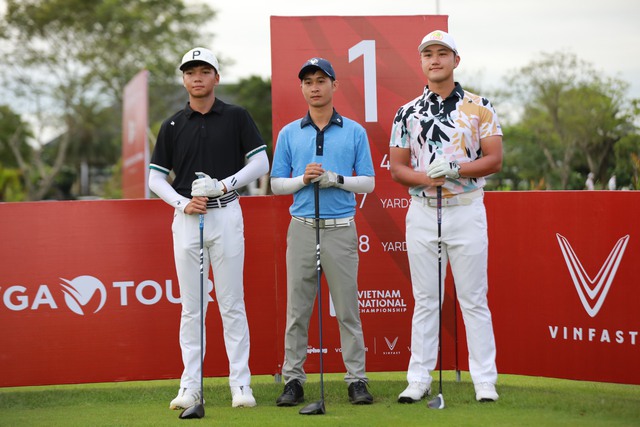 Đoàn Xuân Khuê Minh bắt đầu hành trình bảo vệ ngôi hậu giải golf quốc gia 2023 - Ảnh 7.
