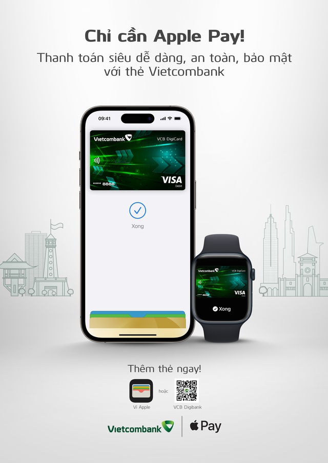 Vietcombank giới thiệu Apple Pay đến khách hàng- Ảnh 1.