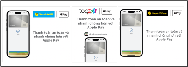Chuỗi TGDĐ, TopZone và Điện máy Xanh tiên phong áp dụng thanh toán bằng Apple Pay - Ảnh 1.