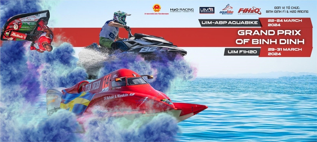 Bình Định được H2O Racing lựa chọn là nơi tổ chức Giải đua thuyền máy Nhà nghề Quốc tế 2024. Ảnh: TL