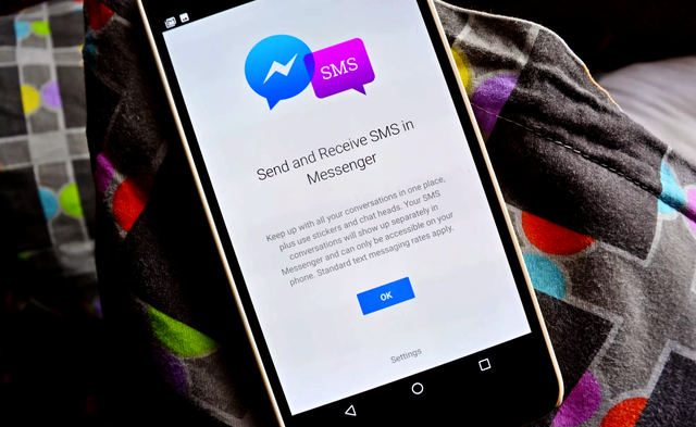 Messenger tích hợp gửi và nhận SMS trên Android từ 2016